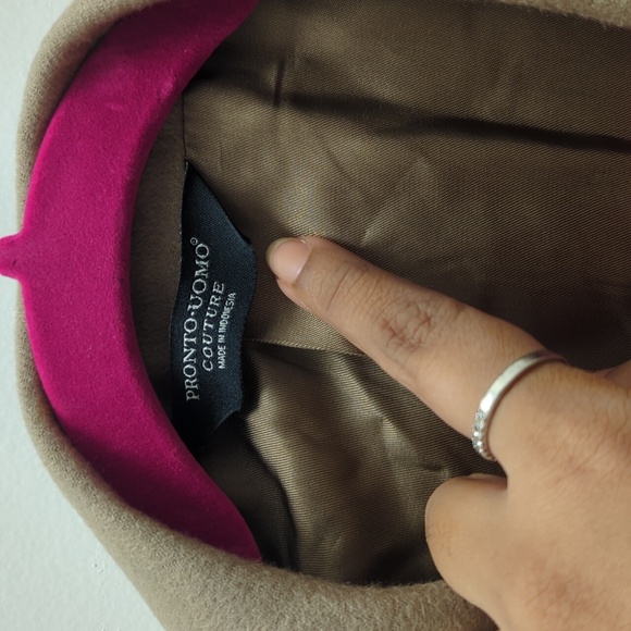 Pronto Uomo Couture Tan 72% Wool And Cashmere Sport Coat - Picture 2 of 8